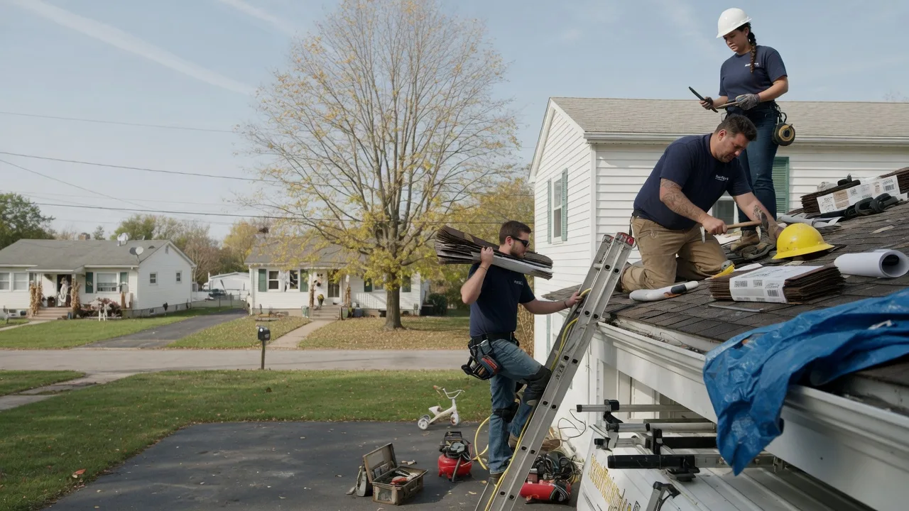 Local Roofing Contractors in Mount Auburn, IL near me